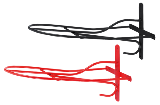 Zadelhouder 54cm metaal Rood