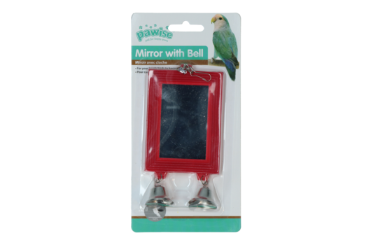 Pawise Bird Mirror with bell