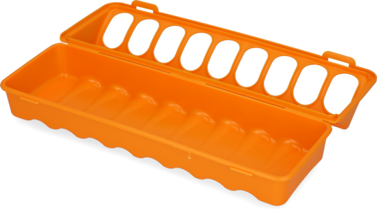Pluimvee voertrog 30 cm assorti
