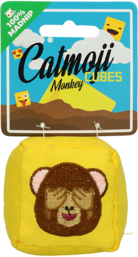 Emoji Cat Cube Monkey (met MadNip)