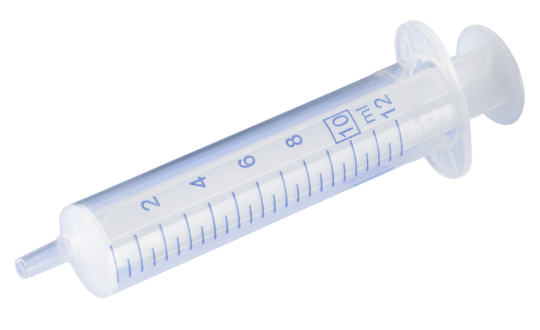 Wegwerpspuit 2-delig Luer  10ml